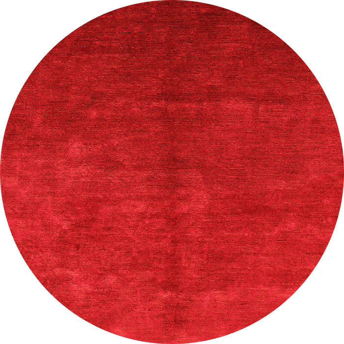 Round Oriental Orange Industrial Rug, urb2736org