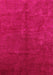 Machine Washable Oriental Pink Industrial Rug, wshurb2736pnk