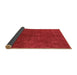 Sideview of Oriental Brown Industrial Rug, urb2736brn