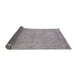 Sideview of Mid-Century Modern Dark Gray Oriental Rug, urb2737