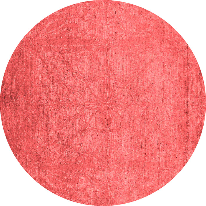 Machine Washable Oriental Red Industrial Rug, wshurb2737red