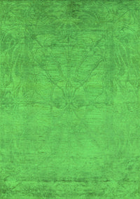 Oriental Green Industrial Rug, urb2737grn