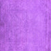 Square Oriental Purple Industrial Rug, urb2737pur