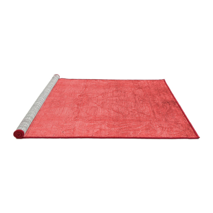 Industrial Red Washable Rugs