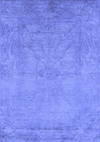 Oriental Blue Industrial Rug, urb2737blu