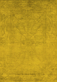 Oriental Yellow Industrial Rug, urb2737yw