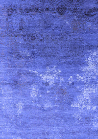 Oriental Blue Industrial Rug, urb2738blu