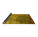 Sideview of Oriental Yellow Industrial Rug, urb2738yw