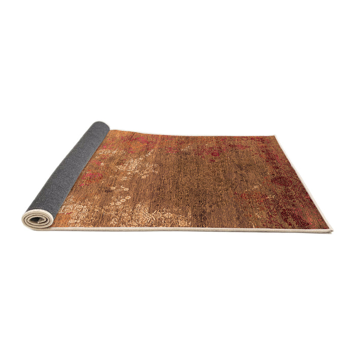 Sideview of Oriental Orange Industrial Rug, urb2738org