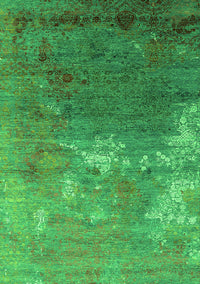 Oriental Green Industrial Rug, urb2738grn