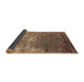 Sideview of Oriental Brown Industrial Rug, urb2738brn