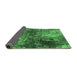 Sideview of Oriental Emerald Green Industrial Rug, urb2739emgrn