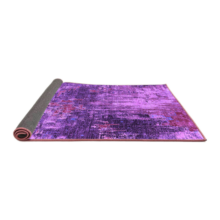 Sideview of Oriental Purple Industrial Rug, urb2739pur