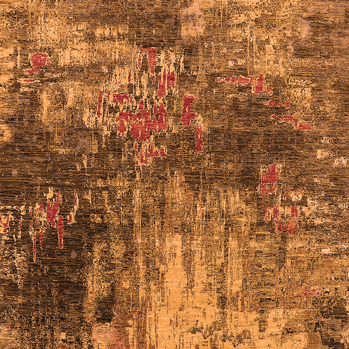 Machine Washable Oriental Orange Industrial Area Rugs, wshurb2739org