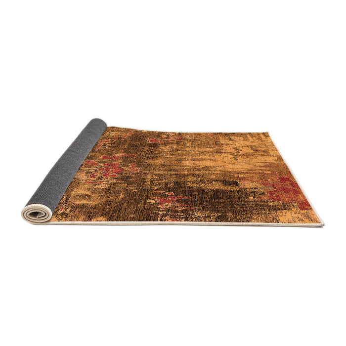 Sideview of Oriental Orange Industrial Rug, urb2739org