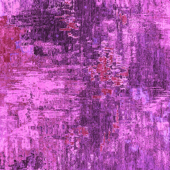 Square Machine Washable Oriental Pink Industrial Rug, wshurb2739pnk