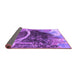 Sideview of Oriental Purple Industrial Rug, urb2740pur