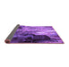 Sideview of Oriental Purple Industrial Rug, urb2741pur