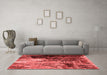 Industrial Red Washable Rugs