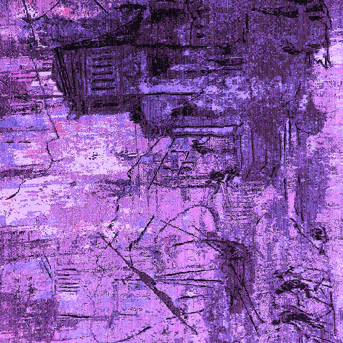 Square Oriental Purple Industrial Rug, urb2741pur