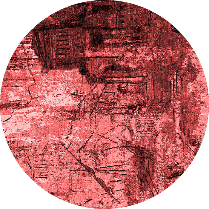 Machine Washable Oriental Red Industrial Rug, wshurb2741red