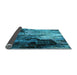 Sideview of Oriental Light Blue Industrial Rug, urb2741lblu