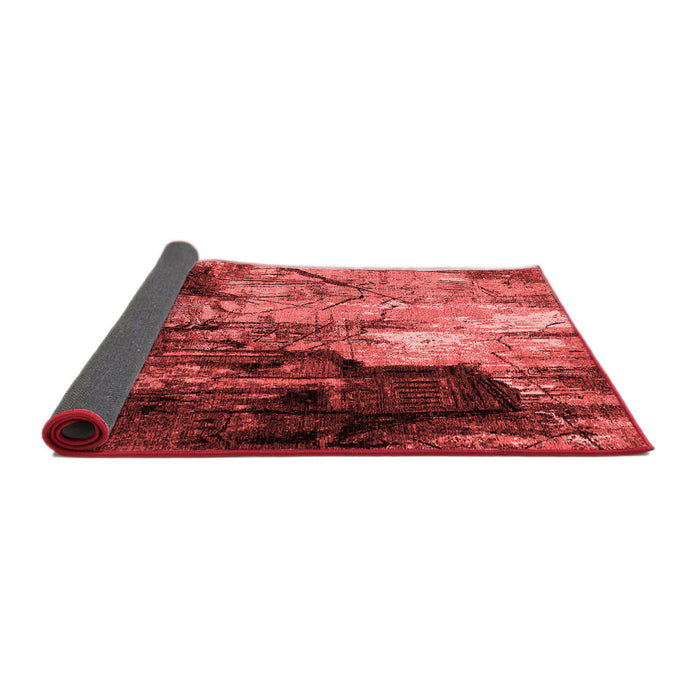 Oriental Red Industrial Area Rugs
