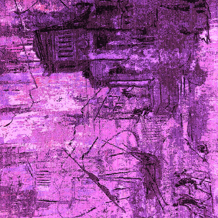 Square Oriental Pink Industrial Rug, urb2741pnk