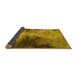 Sideview of Oriental Yellow Industrial Rug, urb2742yw