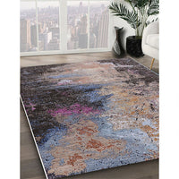 Mid-Century Modern Purple Oriental Rug, urb2742