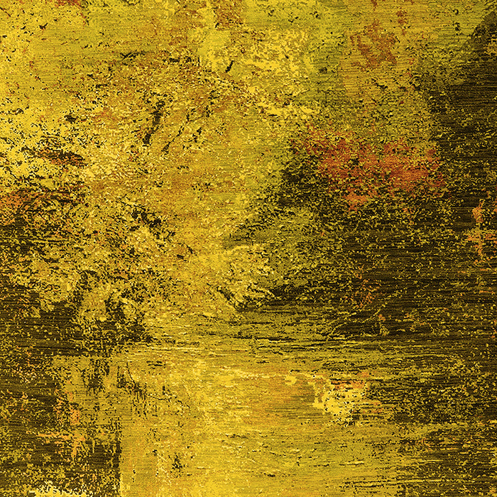 Oriental Yellow Industrial Rug, urb2742yw