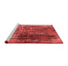 Industrial Red Washable Rugs