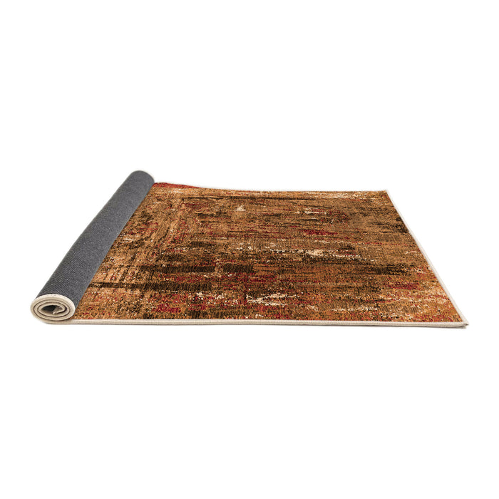 Sideview of Oriental Orange Industrial Rug, urb2743org