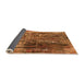 Sideview of Oriental Orange Industrial Rug, urb2743org