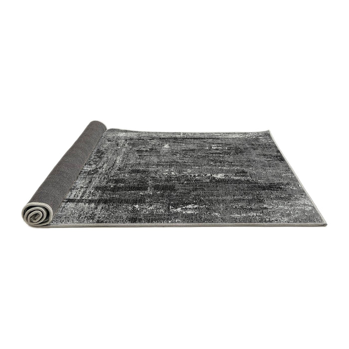 Sideview of Oriental Gray Industrial Rug, urb2743gry