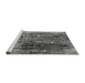 Sideview of Machine Washable Oriental Gray Industrial Rug, wshurb2743gry