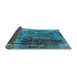 Sideview of Oriental Light Blue Industrial Rug, urb2743lblu