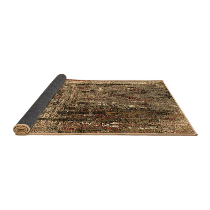 Sideview of Oriental Brown Industrial Rug, urb2743brn
