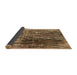 Sideview of Oriental Brown Industrial Rug, urb2743brn