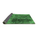 Sideview of Oriental Emerald Green Industrial Rug, urb2743emgrn