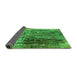 Sideview of Oriental Green Industrial Rug, urb2743grn