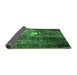 Sideview of Oriental Emerald Green Industrial Rug, urb2744emgrn