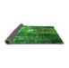 Sideview of Oriental Green Industrial Rug, urb2744grn