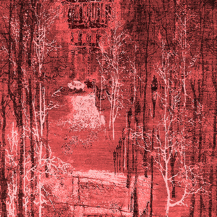 Oriental Red Industrial Area Rugs