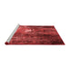 Industrial Red Washable Rugs