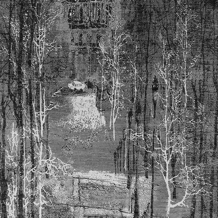 Oriental Gray Industrial Rug, urb2744gry