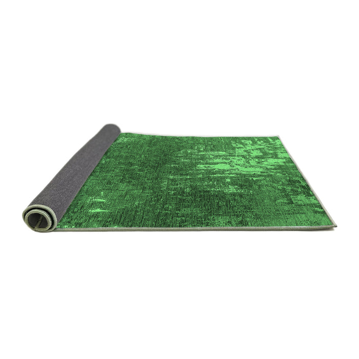 Sideview of Oriental Emerald Green Industrial Rug, urb2745emgrn