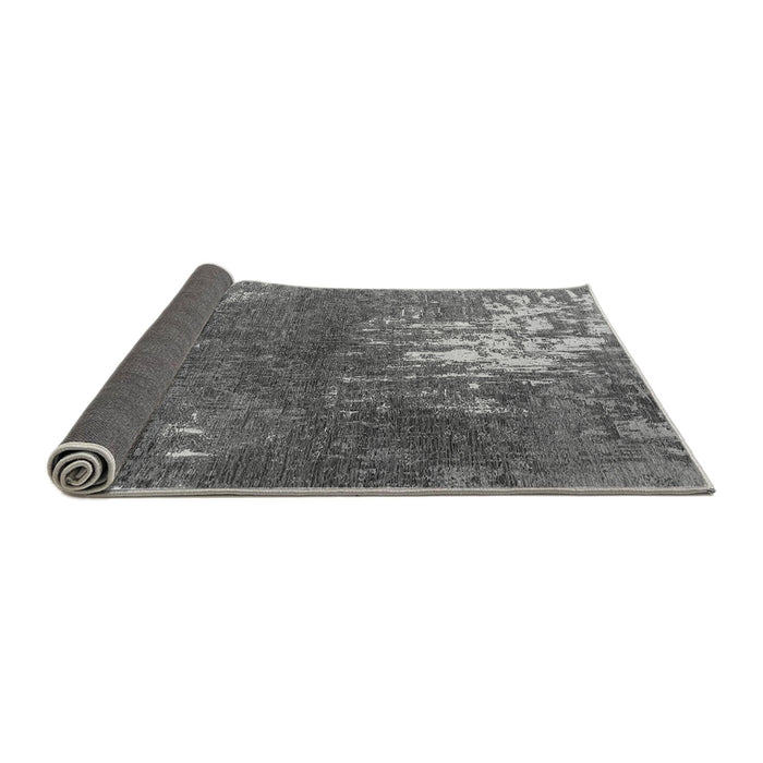 Sideview of Oriental Gray Industrial Rug, urb2745gry