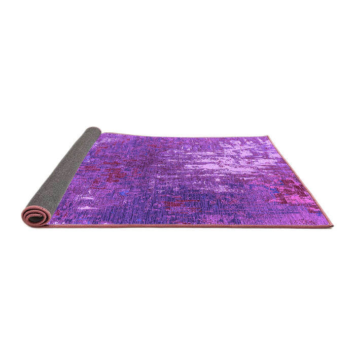 Sideview of Oriental Purple Industrial Rug, urb2745pur