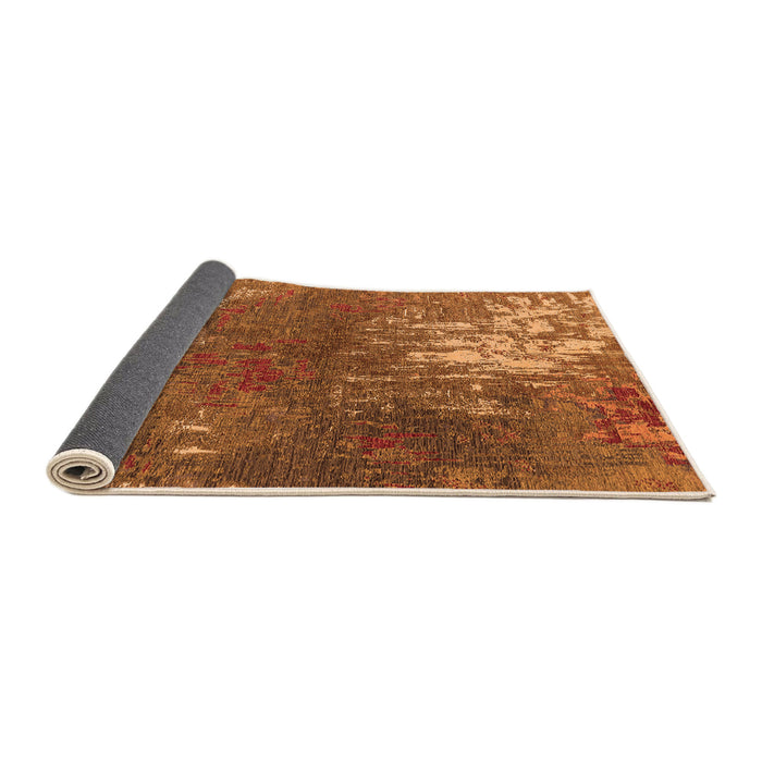 Sideview of Oriental Orange Industrial Rug, urb2745org